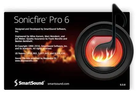SmartSound SonicFire Pro 6.0.8 macOS