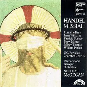 Philharmonia Baroque Orchestra, Nicholas McGegan - Handel: Messiah (1992)
