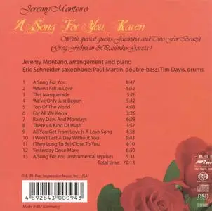 Jeremy Monteiro Trio - A Song For You, Karen (2002) {First Impression Music}