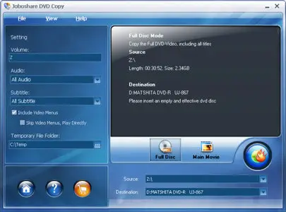 Joboshare DVD Copy 3.0.6.0520