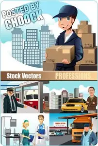 Professions - Stock Vector