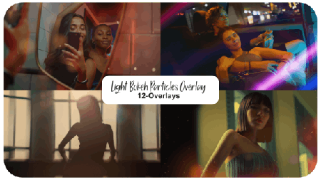 Light Bokeh Particles Overlay 51218820