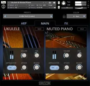 Sonuscore Origin Series Vol 5: Ukulele & Muted Piano KONTAKT