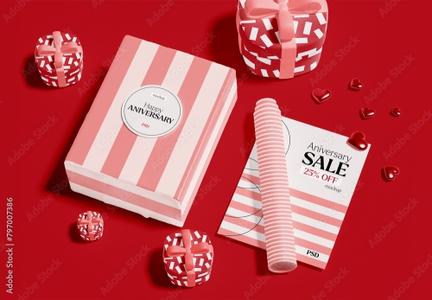 Anniversary Sale Theme Mockup 797007386