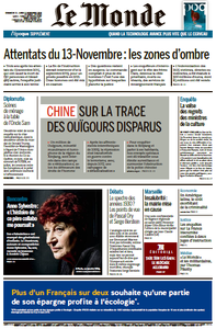 Le Monde du Dimanche 11 et Lundi 12 Novembre 2018