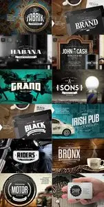 GraphicRiver 24 Badges & Logos Bundle