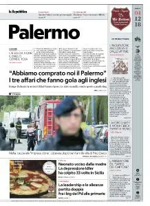 la Repubblica Palermo - 4 Dicembre 2018
