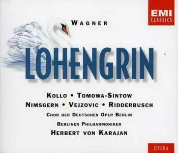 Wagner: Lohengrin - Kollo, Tomowa-Sintow, Vejzovic, Ridderbusch [Karajan] [3 CD]