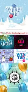 Vectors - Winter Sale Backgrounds 18