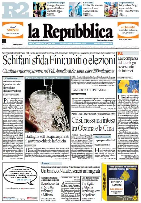 La Repubblica (18-11-09)
