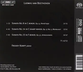 Freddy Kempf - Beethoven: Pathetique, Moonlight & Appassionata (2004) [Official Digital Download 24/88]