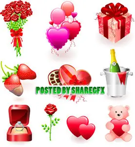 Stock Vector - Vallentine's day