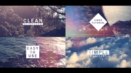 Fast and Clean Slideshow - Project for After Effects (VideoHive)