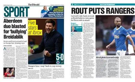 The Herald Sport (Scotland) – August 14, 2021