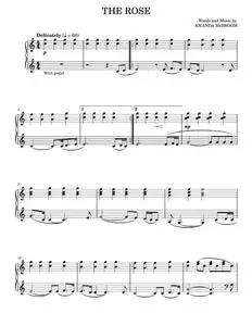 The rose - Bette Midler (Piano Solo)