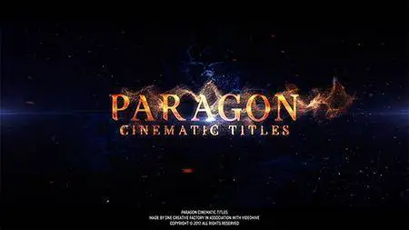 Paragon Cinematic Titles - Project for After Effects (VideoHive)