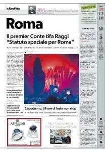 la Repubblica Roma - 29 Dicembre 2018