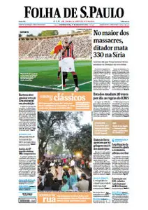 Jornal Folha de São Paulo - 27 de agosto de 2012 - Segunda