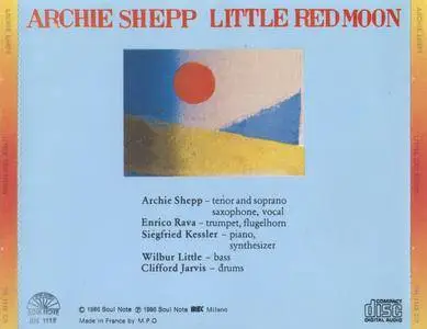 Archie Shepp - Little Red Moon (1985) {Soul Note SN 1112 CD rel 1986}