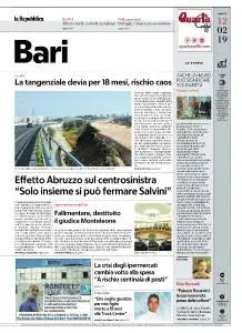 la Repubblica Bari - 12 Febbraio 2019