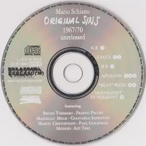 Mario Schiano - Original Sins: Unreleased, 1967-1970 (1992)
