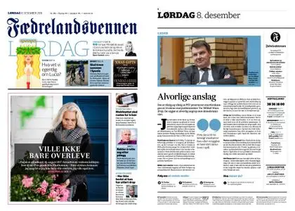 Fædrelandsvennen – 08. desember 2018