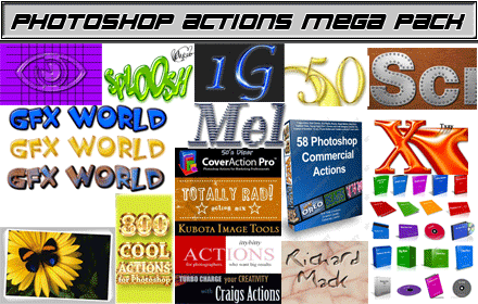  Photoshop Actions Mega Pack