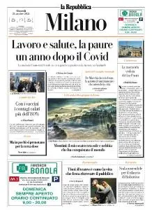 la Repubblica Milano - 21 Ottobre 2021