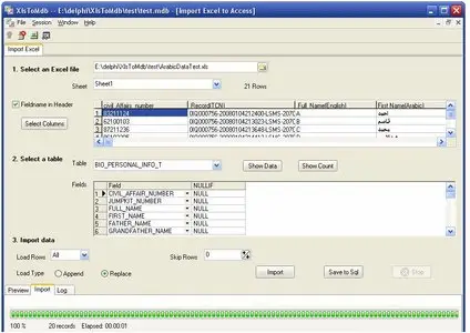 XlsToMdb v1.2.2.12
