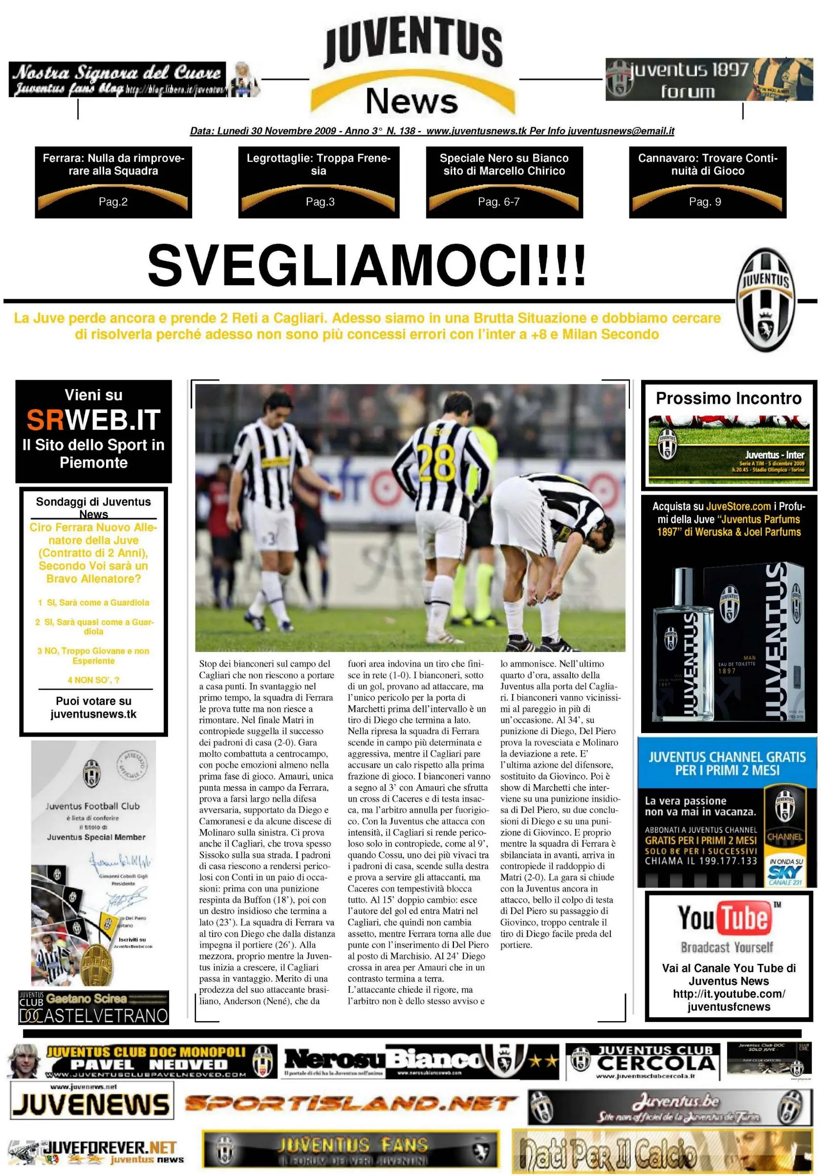 Juventus News 30.11.2009