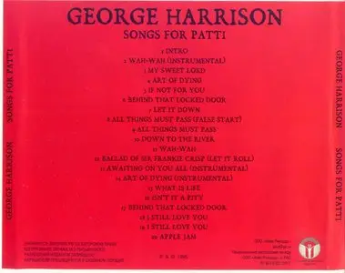 George Harrison - Songs For Patti (1995)