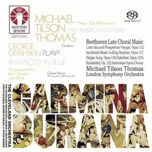 Michael Tilson Thomas - Orff, Beethoven, Gershwin (1974-76) [Reissue 2019] MCH PS3 ISO + DSD64 + Hi-Res FLAC