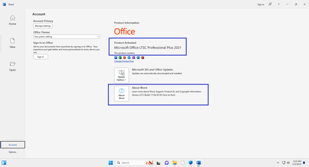 Microsoft Office Professional Plus 2021 VL Version 2312 (Build 17126.20126) (x86/x64) Multilingual