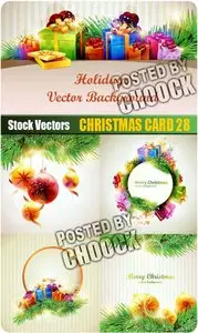 Christmas card 28 - Stock Vector