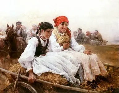 Polish artist Alfred von Wierusz Kowalski (1849-1915)