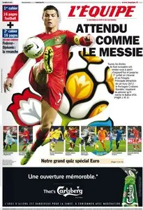 L'Equipe Edition du Vendredi 8Juin 2012