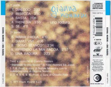 Gianna Nannini - Una Radura ... (1977)