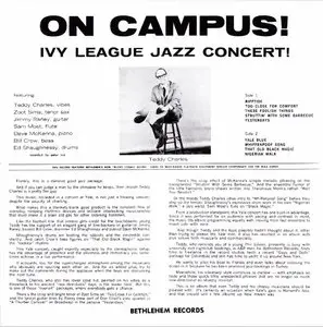 Teddy Charles - On Campus! Ivy League Jazz Concert (1959) {2014 Japanese Bethlehem Album Collection 1000}