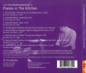 VA - From The Kitchen Archives No.5: Pianos in The Kitchen (2011)
