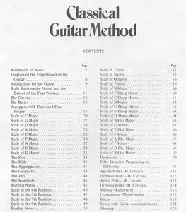 Carcassi Classical Guitar Method