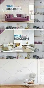 CreativeMarket - Wall Mockup - Bundle Vol. 3