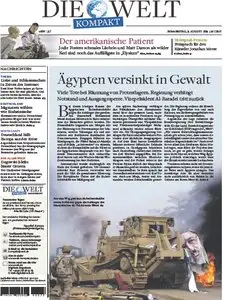 Die Welt Kompakt vom 15 August 2013