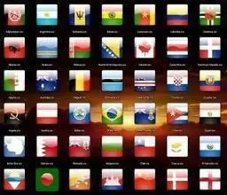 3D World Flags Icons