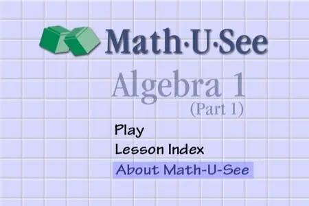 Math·U·See - Algebra