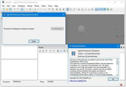 Agisoft PhotoScan Professional 1.4.0 Build 5650