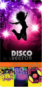 Music 80s - party flyer 