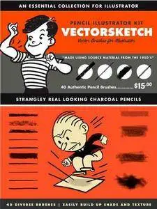 CreativeMarket - VectorSketch Pencil Brushes