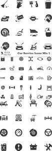 Vectors - Car Service Icons Mix 7