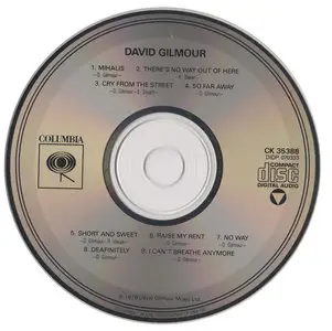 David Gilmour - David Gilmour (1978) Repost