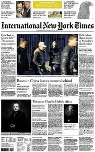 International New York Times - Saturday-Sunday, 21-22 February 2015